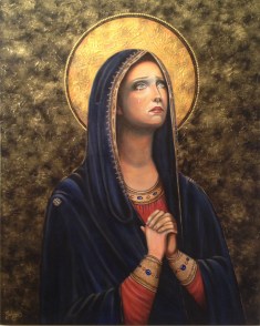 Mary Mother of Sorrow Painting